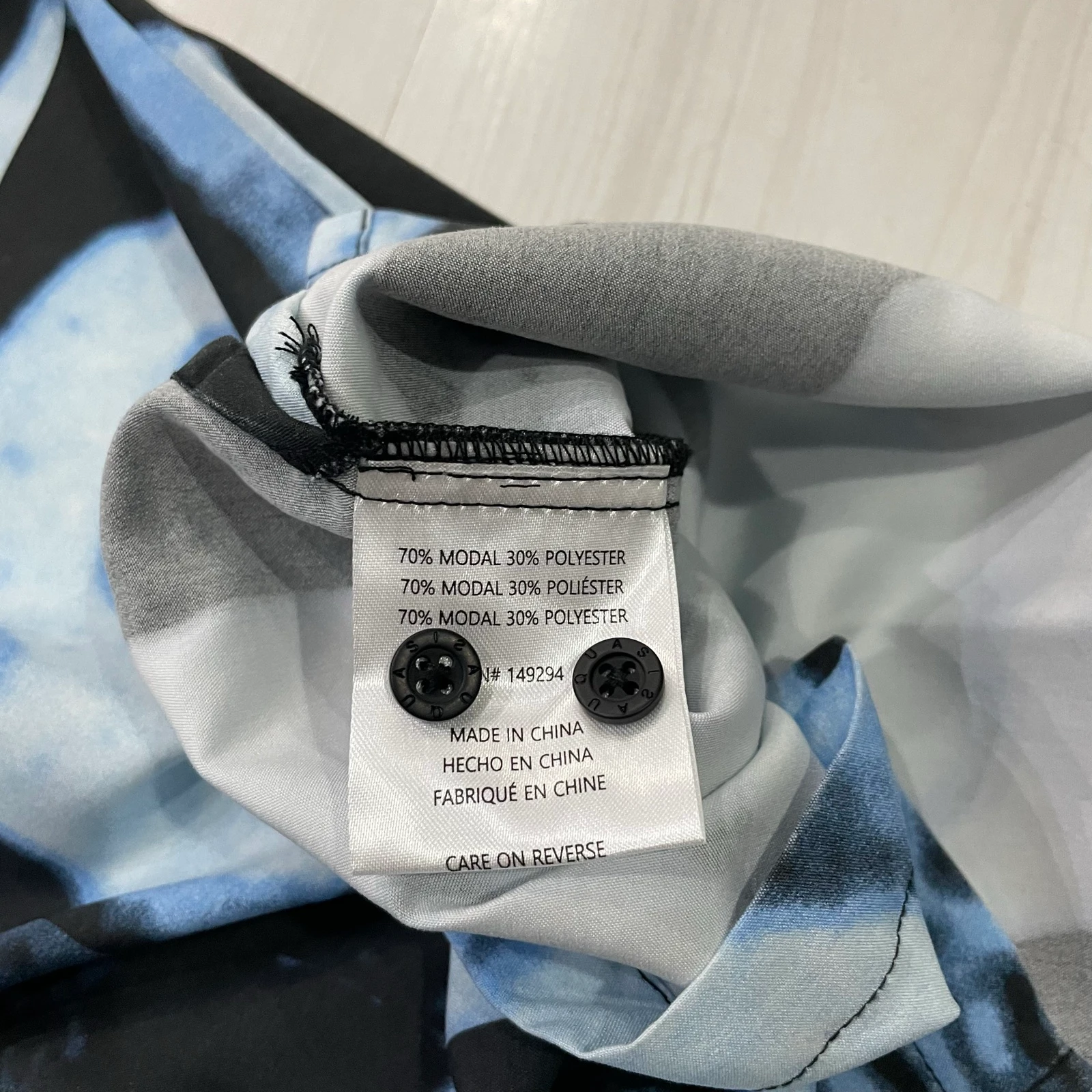 Quasi Skateboards - Guise buttom Up Shirt (Blue) – photo 7